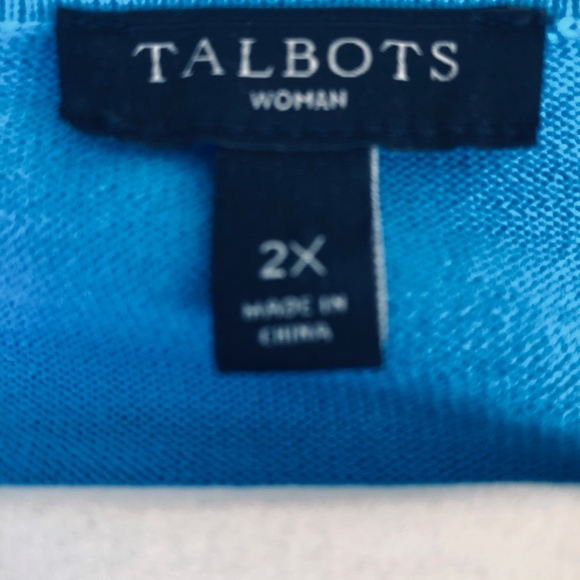 TALBOT Cotton Sweater w/ Seashell Appliques - Picture 5 of 6